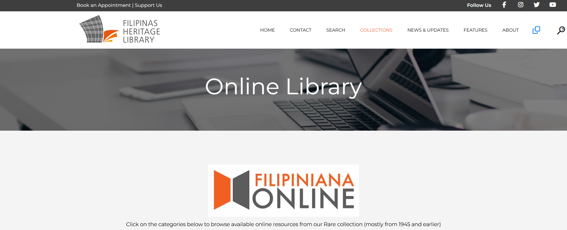 Online Filipiniana by Filipinas Heritage Library